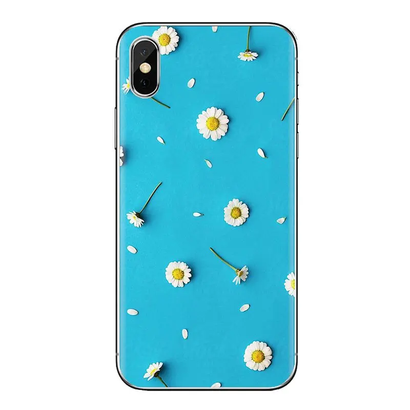 Sun Shine Daisy цветочные цветы розовые чехлы для телефонов huawei G7 G8 P7 P8 P9 P10 P20 P30 Lite Mini Pro P