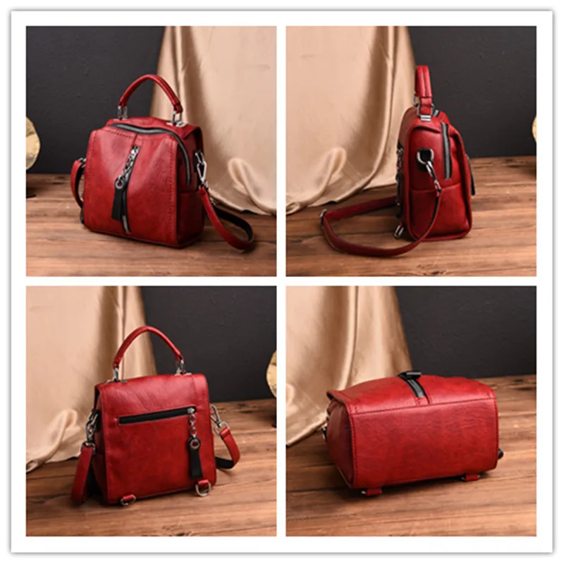 

New Luxury Cow Leather Handbags Women Bags Designer Fashion Shoulder Crossbody Bag for Women Multifunction Bag Big Tote Sac