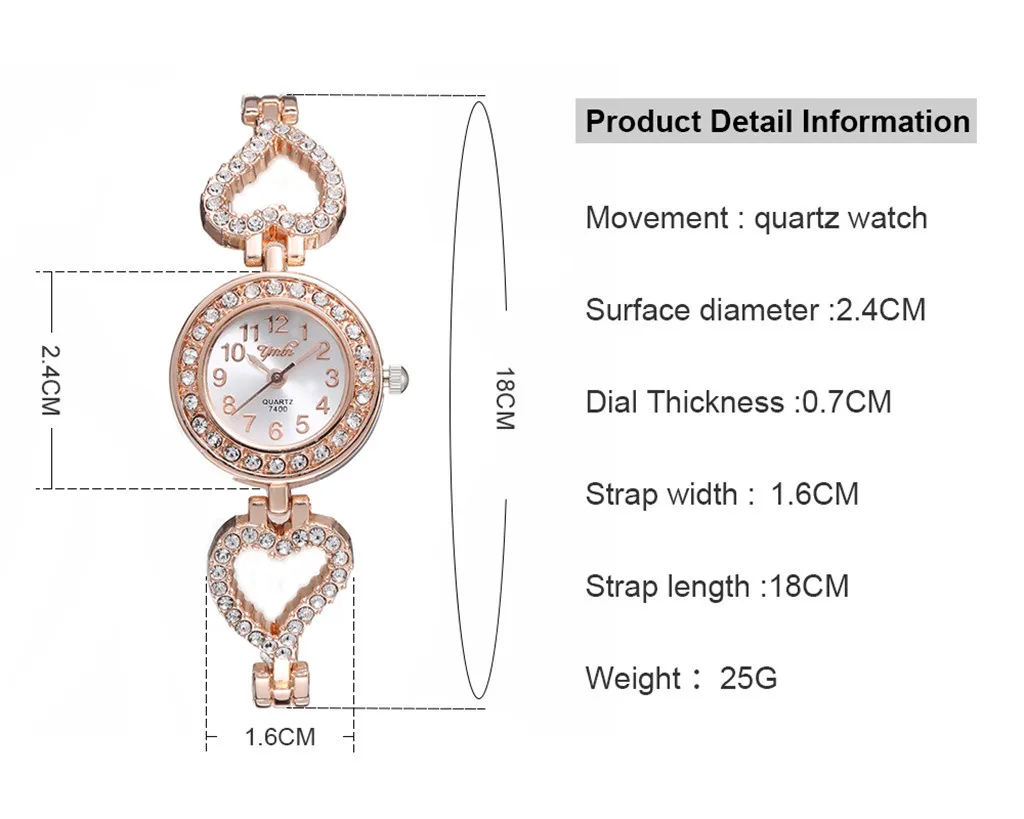 

Women's Heart Alloy Quartz Watch Women's Full Diamond Luxury Watch women watches Dress watch Party decoration Gifts Femal