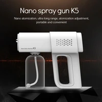 k5 portable electric sanitizer sprayer blue light rechargeable nano steam water spray gun home disinfection machine atomizer