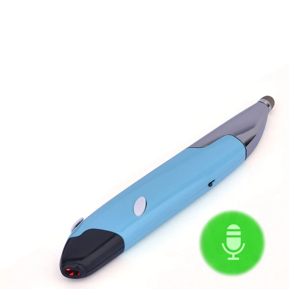 Moveski PR-06S 4-кнопочный Беспроводной смарт-26 Язык голосовой переводчик ввода ручка Мышь для ПК с системой андроида и совместим с Mac OS - Цвет: Синий