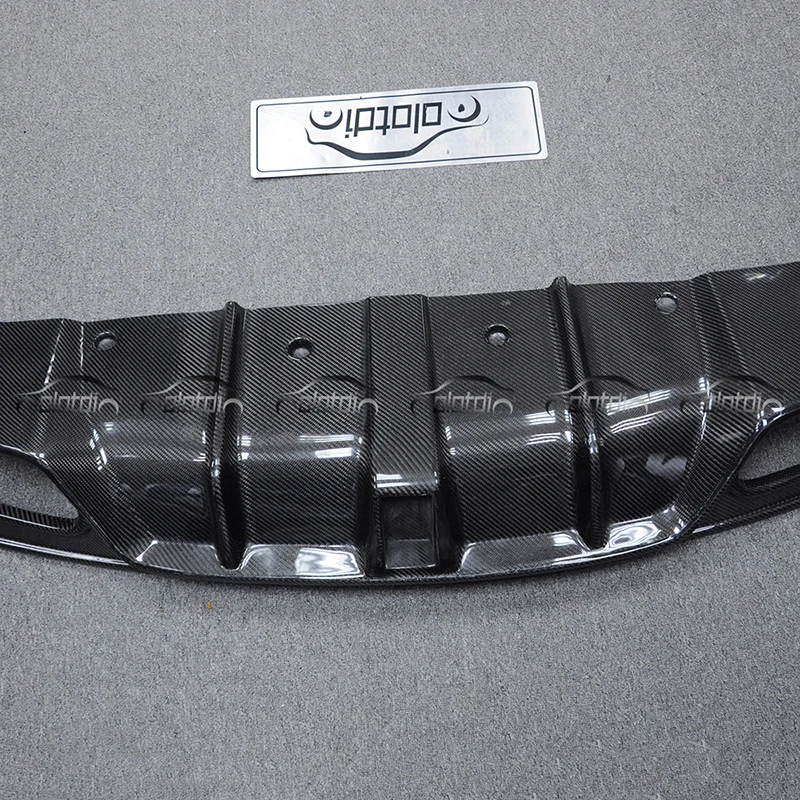 OLOTDI углеродного волокна задняя губа спойлер диффузор сплиттер для Mercedes Benz W117 C117