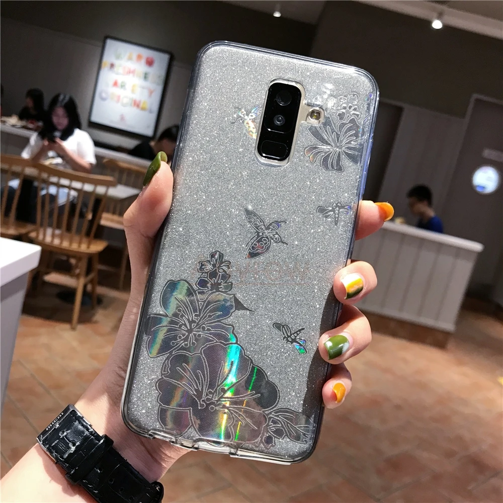 360 чехол из ТПУ с цветком для samsung Galaxy S9 SPlus S10 5G S10E Note 10 9 8, мягкий чехол для телефона