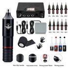 Оригинальный набор для тату-машинки, источник питания, Вращающаяся ручка с картриджами и чернилами, тату-машинка, инструмент для начинающих тату