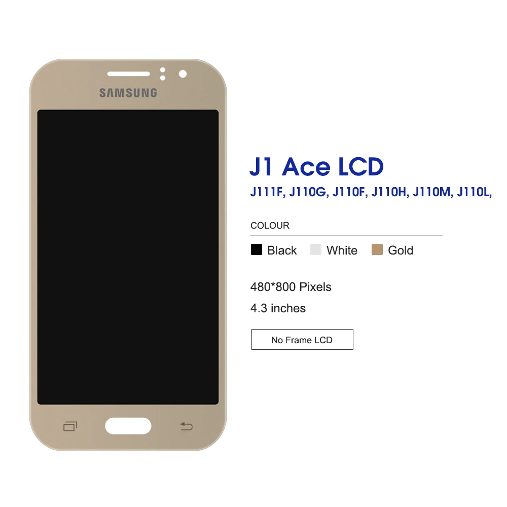ЖК экран J110 для Samsung Galaxy J1 Ace дисплей с сенсорным экраном и дигитайзером
