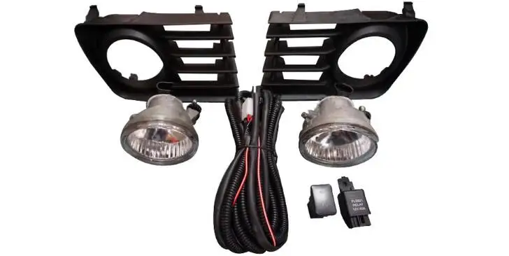 Capqx для Toyota Prius NHW20 NHW30 MR2 Spyder Scion Xa ECHO 04-09 ПТФ в передний бампер противотуманная фара рамка капот с переключателем жгут - Цвет: full set