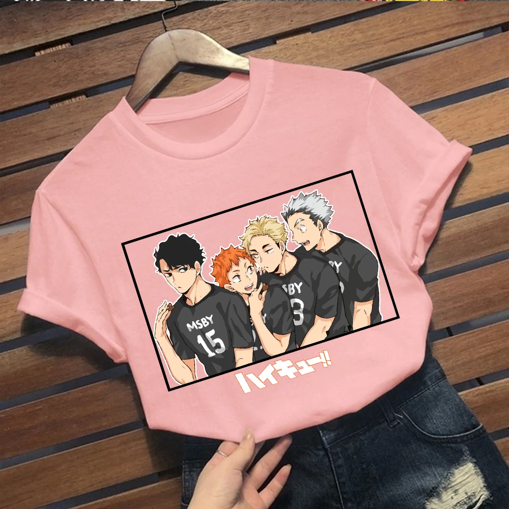 

Haikyuu Funny T Shirt Men Unisex Anime T-shirt Cool Streetwear Graphic Tshirt Fashion Top Tees Male