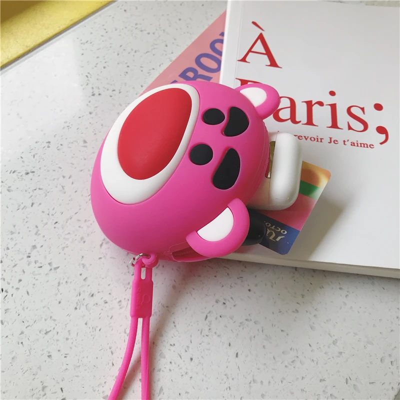 coin purse Мягкий силиконовый держатель для карт чехол наушники для Airpods чехол Bluetooth беспроводной защитный чехол Милая коробка для Air Pods сумка для наушников - Цвет: coin purse
