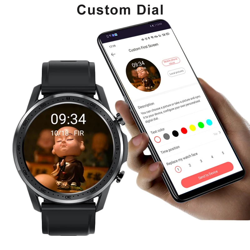 

Youth2 Thermometer Smart Watch Sports Bluetooth Fitness Tracker Clock Waterproof Smartwatch Heart Rate Monitor for Women Men