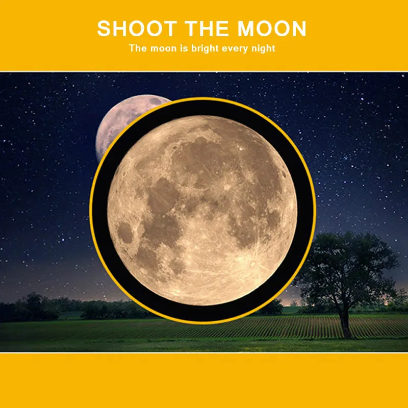 Телеобъектив с 18 кратным зумом монокулярный телескоп HD телефонная камера для