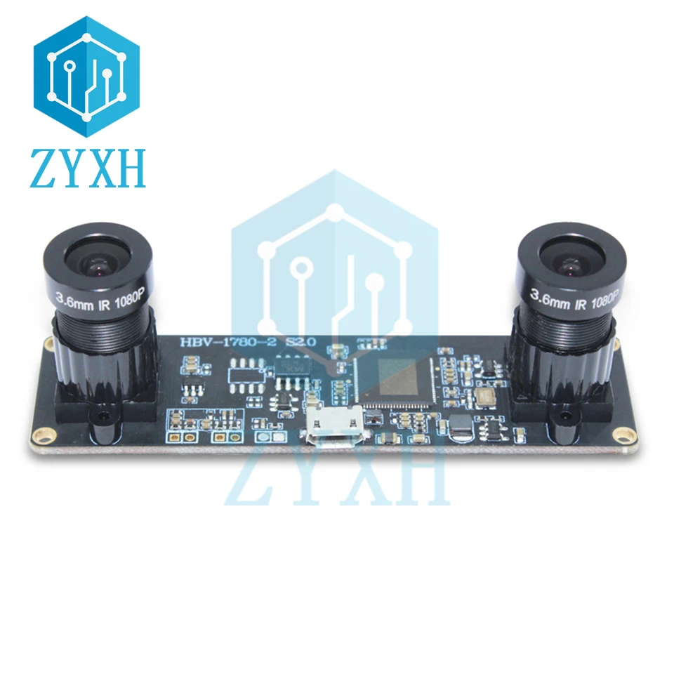 Tanie OV9732 Moduł Kamery USB Podwójny Obiektyw 3D Synchroniczny 1MP Regulowany Ogniskowa Bezpłatny Sterownik Dla Windows/Linux/Android Tanie OV9732 Moduł Kamery USB Podwójny Obiektyw 3D Synchroniczny 1MP Regulowany Ogniskowa Bezpłatny Sterownik Dla Windows/Linux/Android