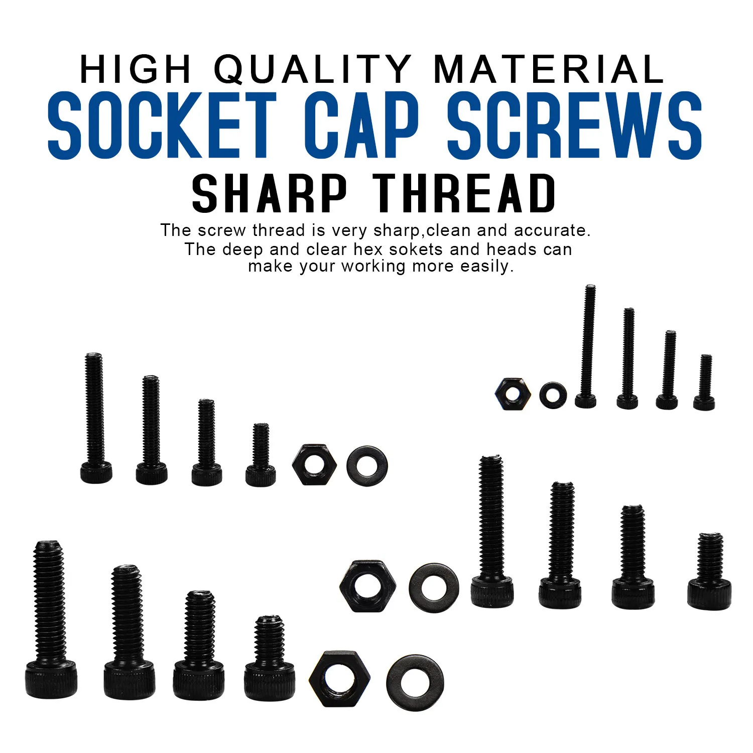 1060 шт углеродистая сталь головка цилиндра шестигранный комбинированный болт M2 M3