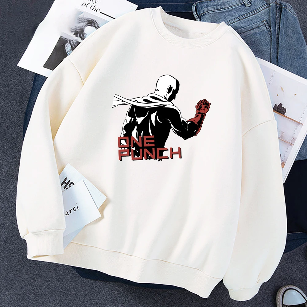 

Japan Anime One Punch Man Sweatshirts Casual Japanese Manga Male Sweatshirt Autumn Comfortable Streetwear Hip Hop Men Hoodies