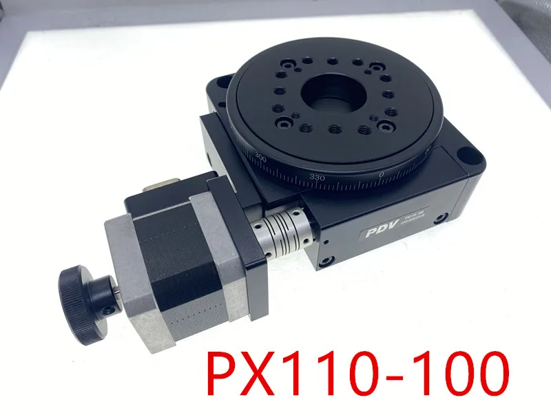 PX110 100 электрическая вращающаяся стадия моторизованная платформа прецизионный