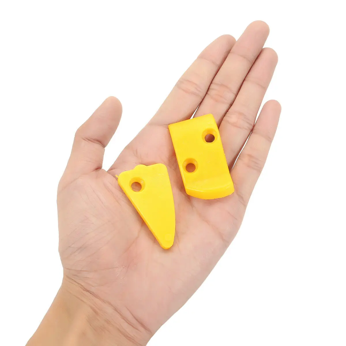 

20pcs Kit Plastic Yellow Accessories Hunter Car Rim Tyre Changer Finger Inserts Triangle Inserts