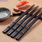 Палочки для еды из сплава японские палочки для суши заостренные палочки из сплава безопасная для окружающей среды посуда Подарочная коробка набор