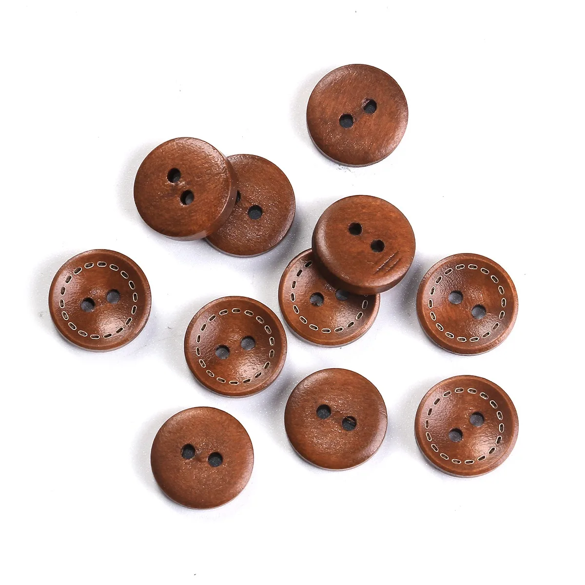 30 шт. 15 мм натуральный деревянный журнальный стол круглый окантовкой DIY