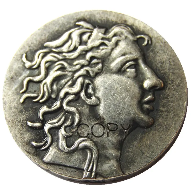 

G(39) MITHRADATES VI,Silver Stater, 84 BC Portrait of Fine Style.Rare Silver Plated Copy Coins