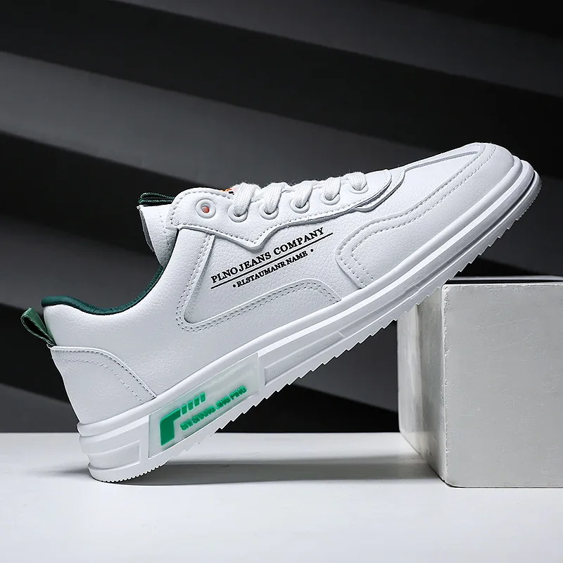 

Men's new leather upper spring fashion comfortable men's leisure sports shoes skid resistant wear