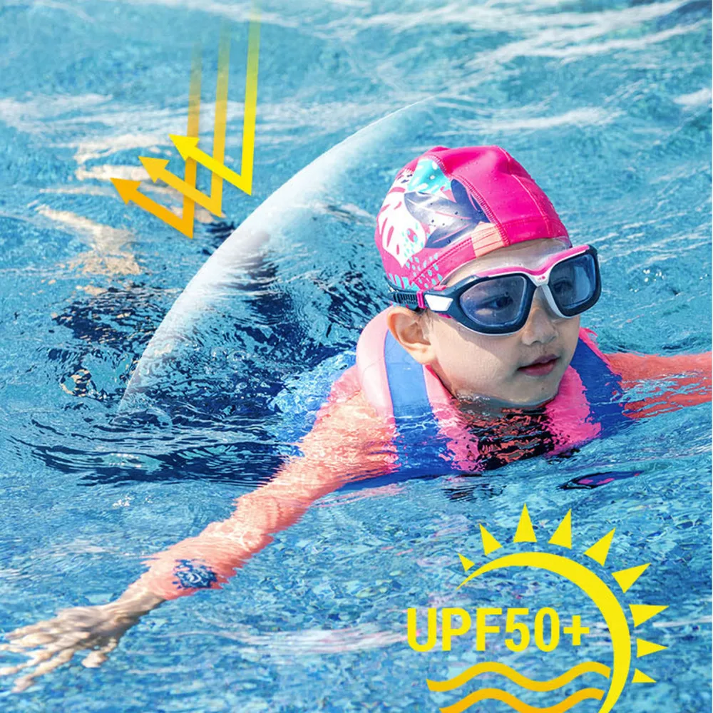 Decathlon детский цельный купальник для девочек Теплые Свитера с длинным рукавом