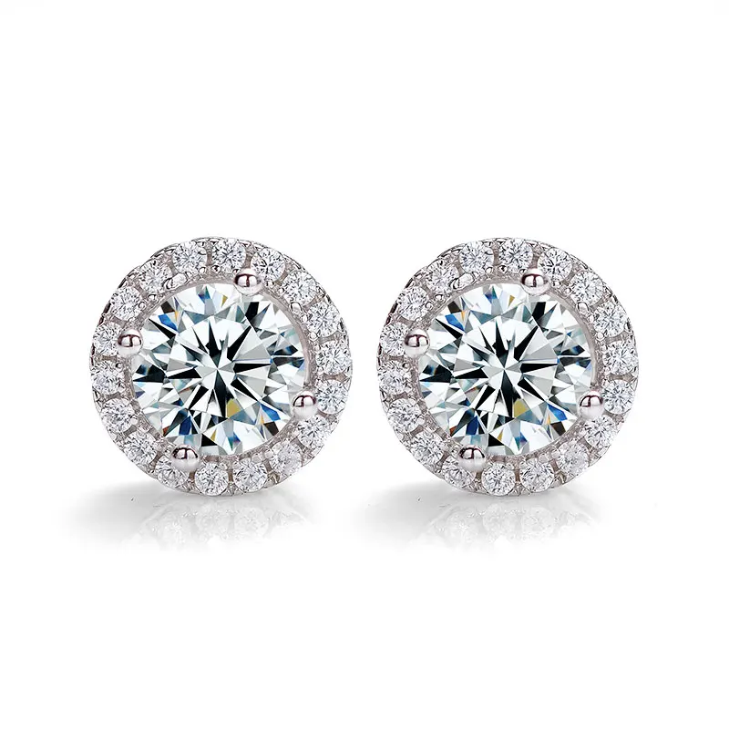 

Женские серьги с круглым вырезом, серебро 925 пробы