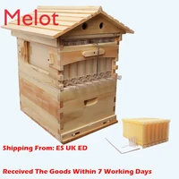 automatic honey bee hive house honey collection wooden food grade box bee hive frame beehive box beekeeping box tools supplies