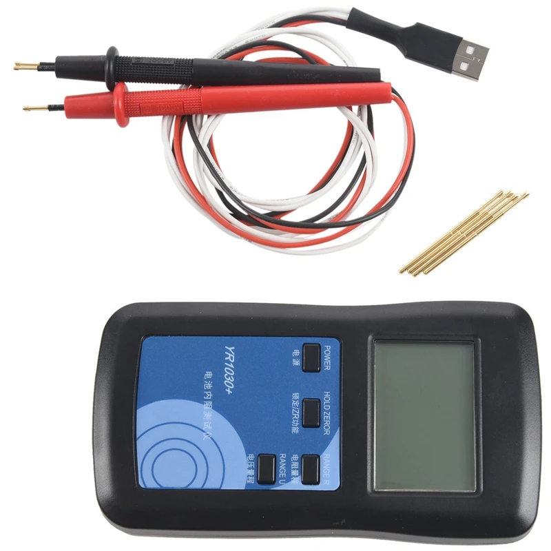 

YR1030 High Precision 4 Wires Internal Resistance Tester for Li-Ion/ LiFePo4/ Ni-MH/Lead-Acid/Ni-Cd Battery