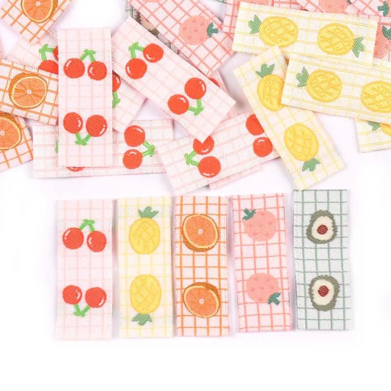 Этикетки с вышивкой фруктов в виде вишни/авокадо 50 шт. | Дом и сад