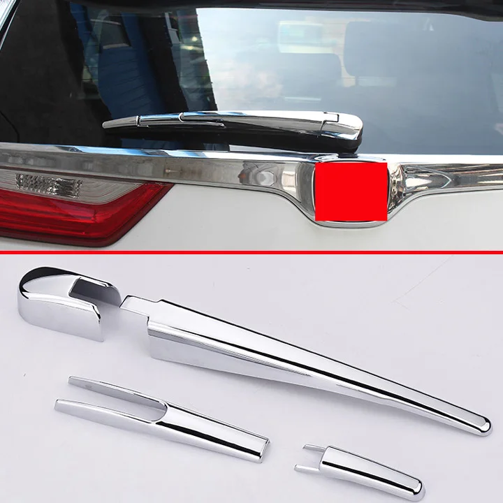 ABS хромированный задний стеклоочиститель крышка щетки отделка верхняя насадка