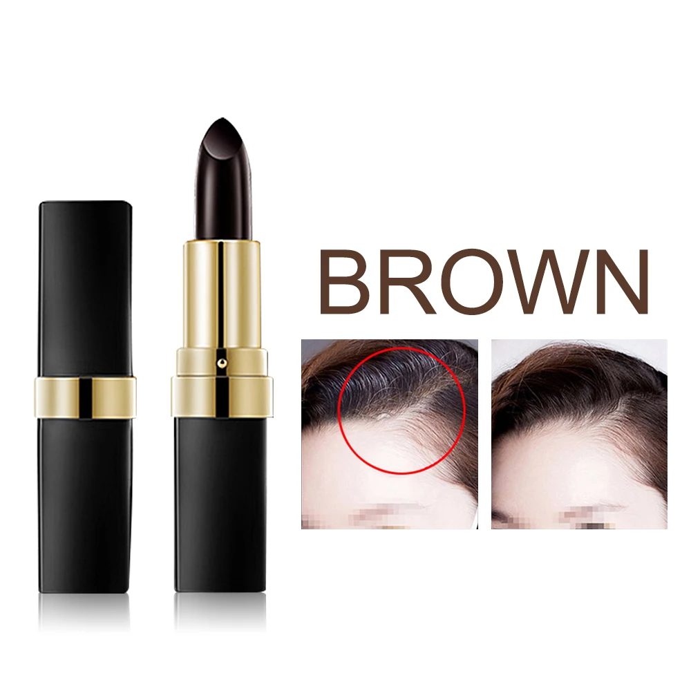 Brown 30 мл Краска для волос временного DIY разовые волос Цвет Моющиеся 5-Цвет одноразовые для волос Цвет спрей краска для мальчиков и девочек - Цвет: Brown