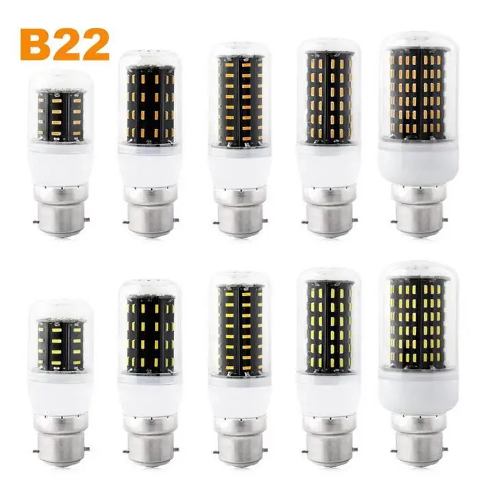 Светодиодные лампы G9 E27 E14 B22 SMD 4014 36 56 72 96 138 светодиодов s теплый белый/белый свет 110