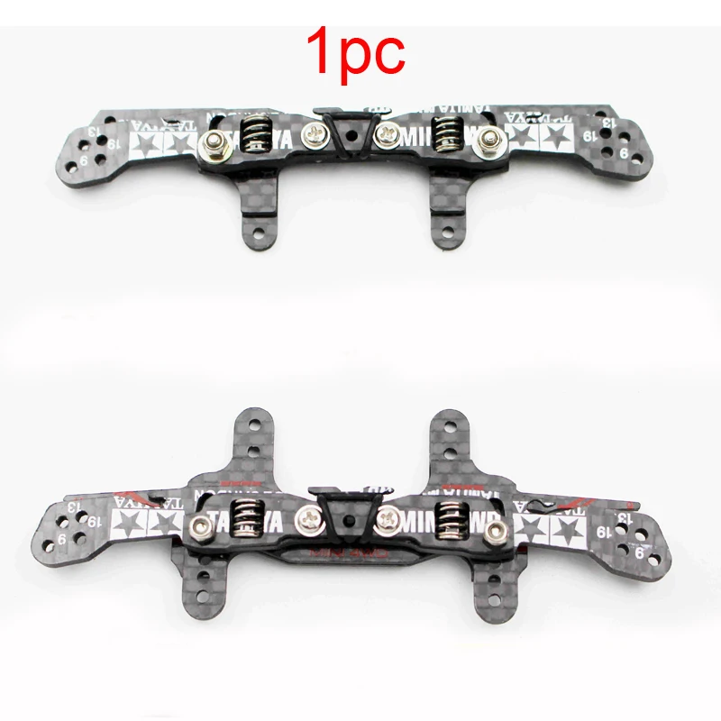 1PC 3mm Carbon Fiber Buffer Spring Faucet/Pteris Front Rear Reinforcing Plate for RC Tamiya Mini 4WD Car DIY Accessories | Игрушки и
