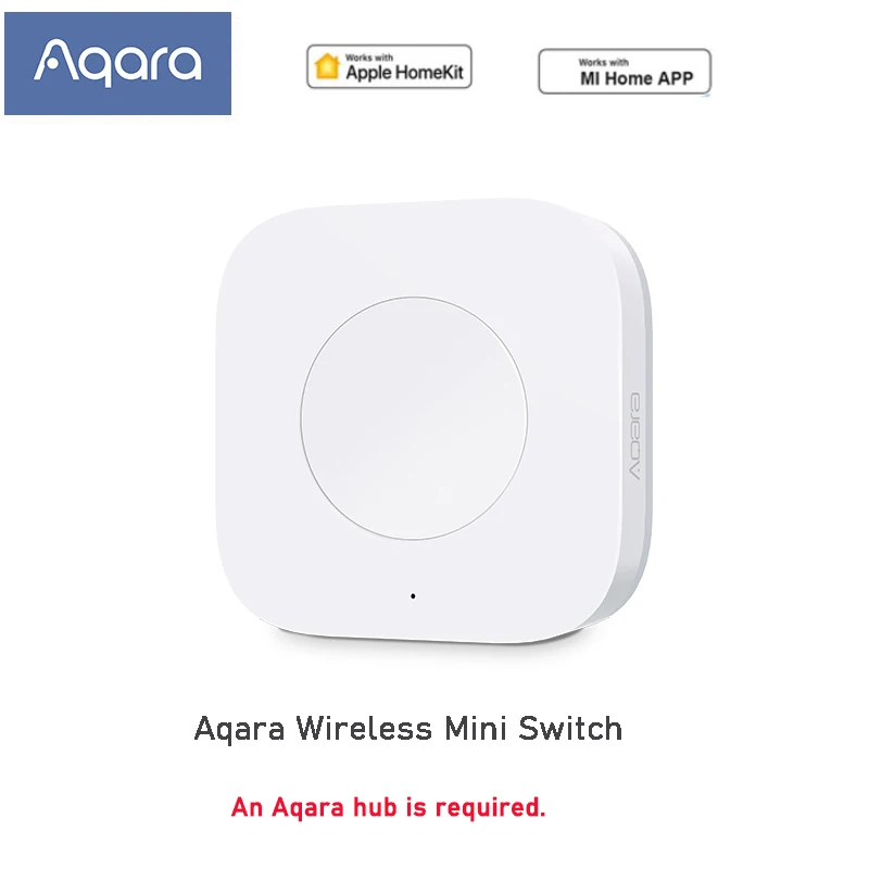 

Aqara Sensor Smart Wireless Mini Switch Zigbee Connection Remote One Key Control Button Home Security Compatible Mihome Homekit