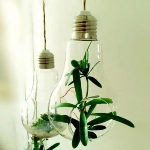 Diy цветочный горшок идеальный подарок для семьи лампа ваза стеклянный Декор
