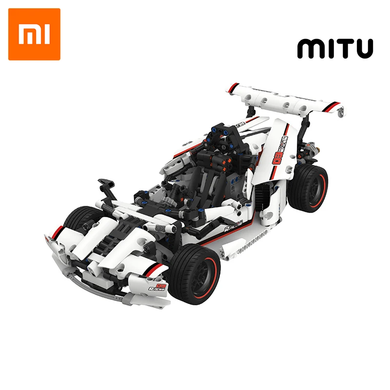 

Умные строительные блоки MITU Xiaomi, гоночный автомобиль, детская игрушка, Электрический телефон, управление через приложение, интеллектуальны...