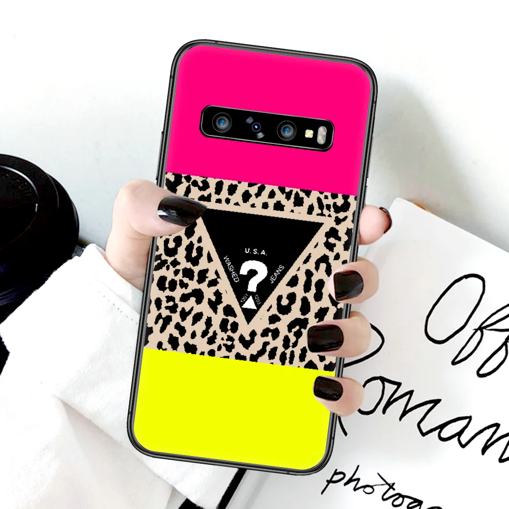 

Guesses Fashion Brand Phone Case For Samsung Galaxy Note S 8 9 10 20 Plus E Lite Uitra black Waterproof Pretty Funda Luxury