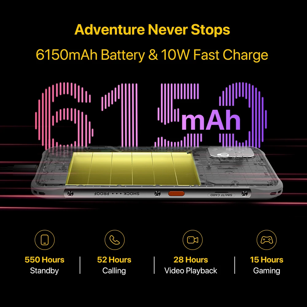 umidigi bison x10 pro x10 rugged smartphone ip68ip69k waterproof 4gb128gb mobile phone 20mp rear camera cellphone 6150mah nfc free global shipping