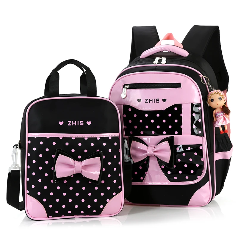 2 шт./компл. высокое качество для девочек 3D детская школьная сумка детей От 6 до 12