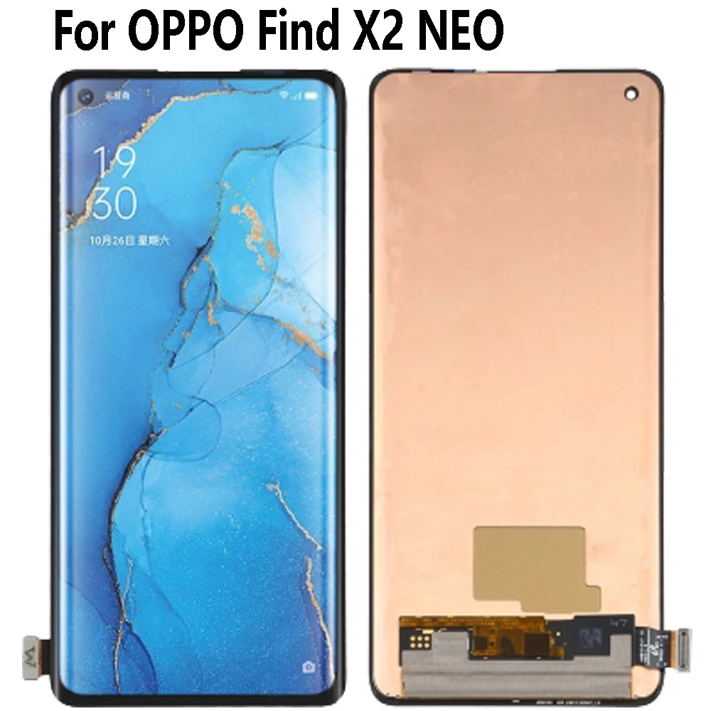 Оригинальный Amoled 6 5 &quotдля OPPO Find X2 Neo CPH2009 ЖК-дисплей Дисплей кодирующий