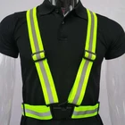 Светоотражающие ремни 1 шт., светоотражающие ремни для ночной работы, для бега для велоспорта отражающий жилет, светоотражающая Защитная куртка высокой видимости