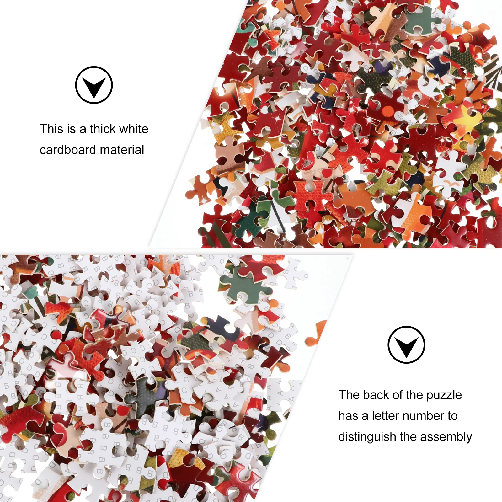 

1 Set Christmas 1000 Pieces Puzzles Adults Puzzle Educational Games Gift