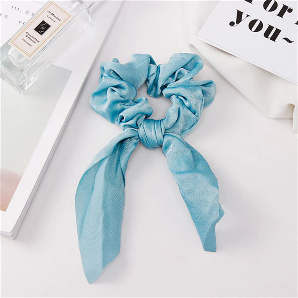 1 шт. красочная шифоновая бантик эластичная Новогодняя повязка на голову конский