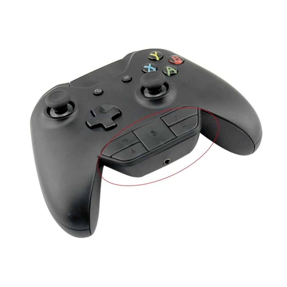 Черный стерео гарнитура адаптер аудио наушники конвертер для microsoft Xbox One