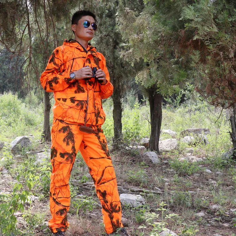 Зимние бионические камуфляжные кленовые костюмы для мужчин и женщин пожарный