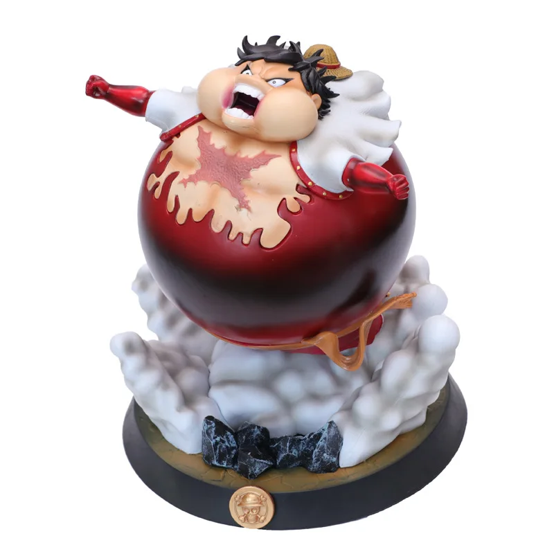 

Japanese Anime 29CM ONE PIECE The tank is full of fat Monkey D. Luffy GK Statue PVC Figure Collectible Model Toy Boy's birthday