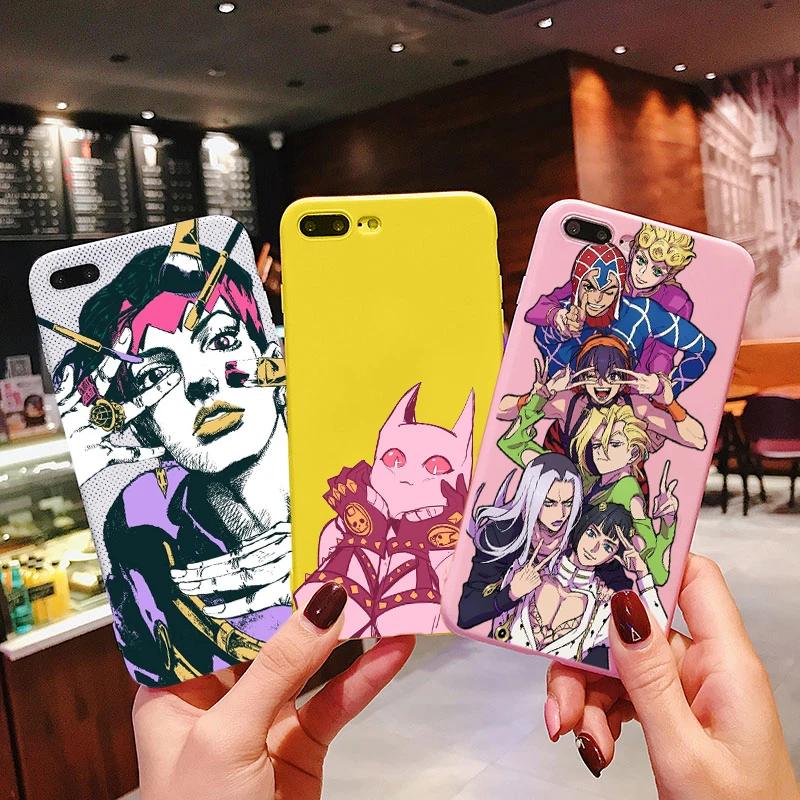 Приключения Джоджо более неба JoJo телефона аниме конфетной оболочкой костюм