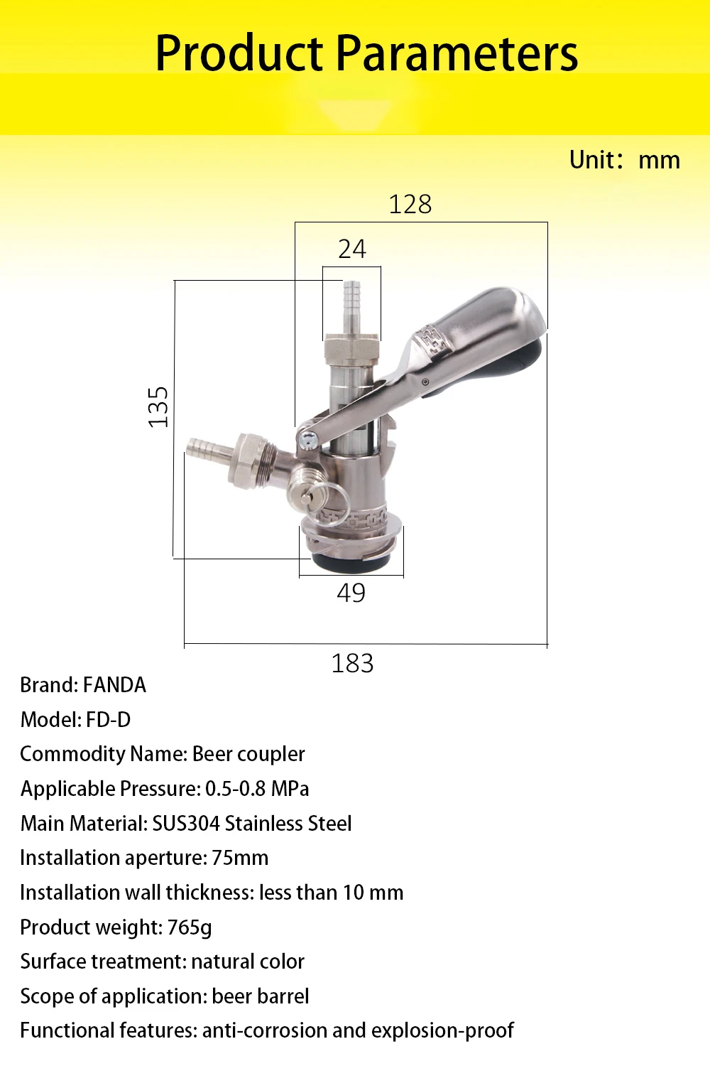 Бочка D типа двенадцатью vetap дозатор муфты пивной кран для бочонка с