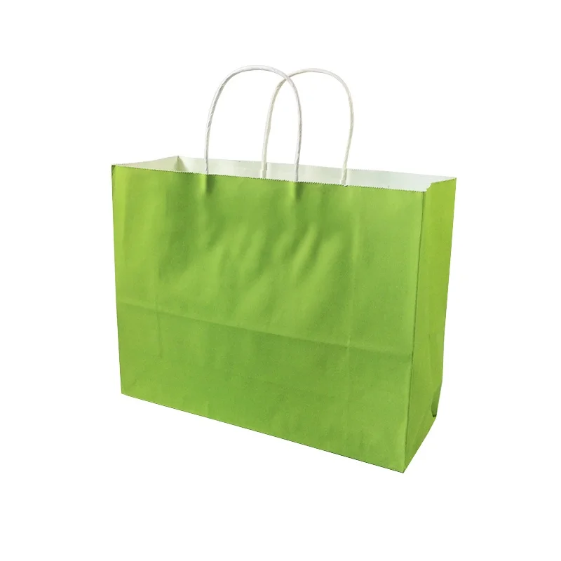 10 шт./лот многофункциональные пакеты из крафт-бумаги с ручкой конфетных цветов