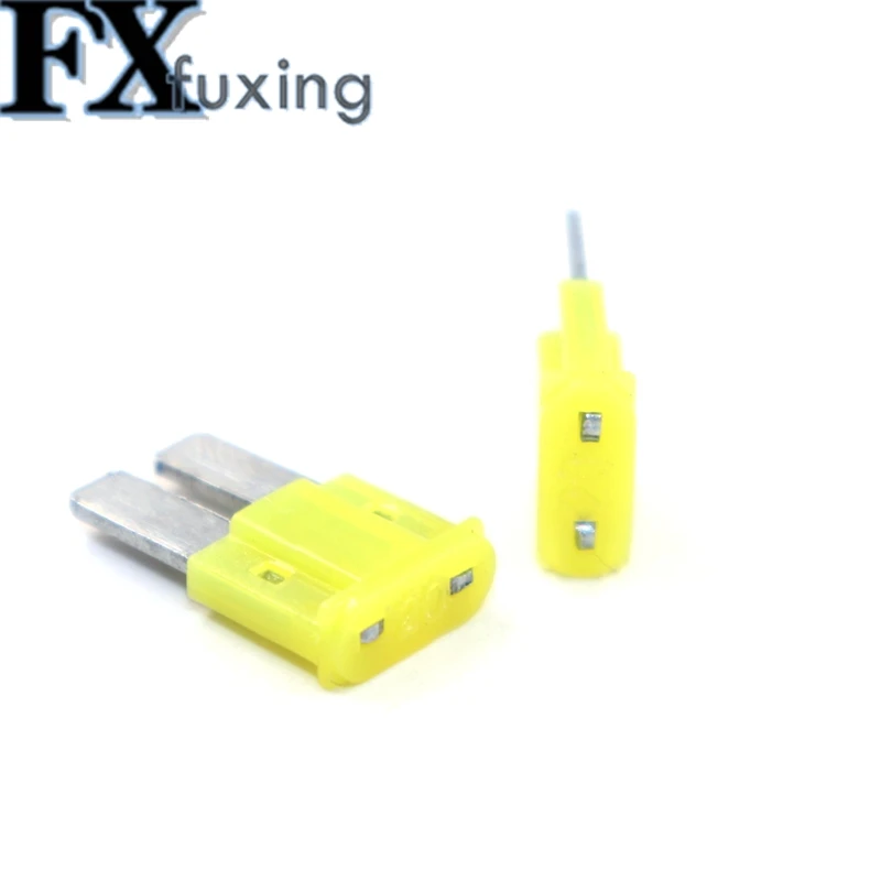 10 шт. 5A 7.5A 10A 20A 25A 30A AMP Micro 2 визуально удлиняющие ноги предохранитель 9 мм х 15 5 Мини M2