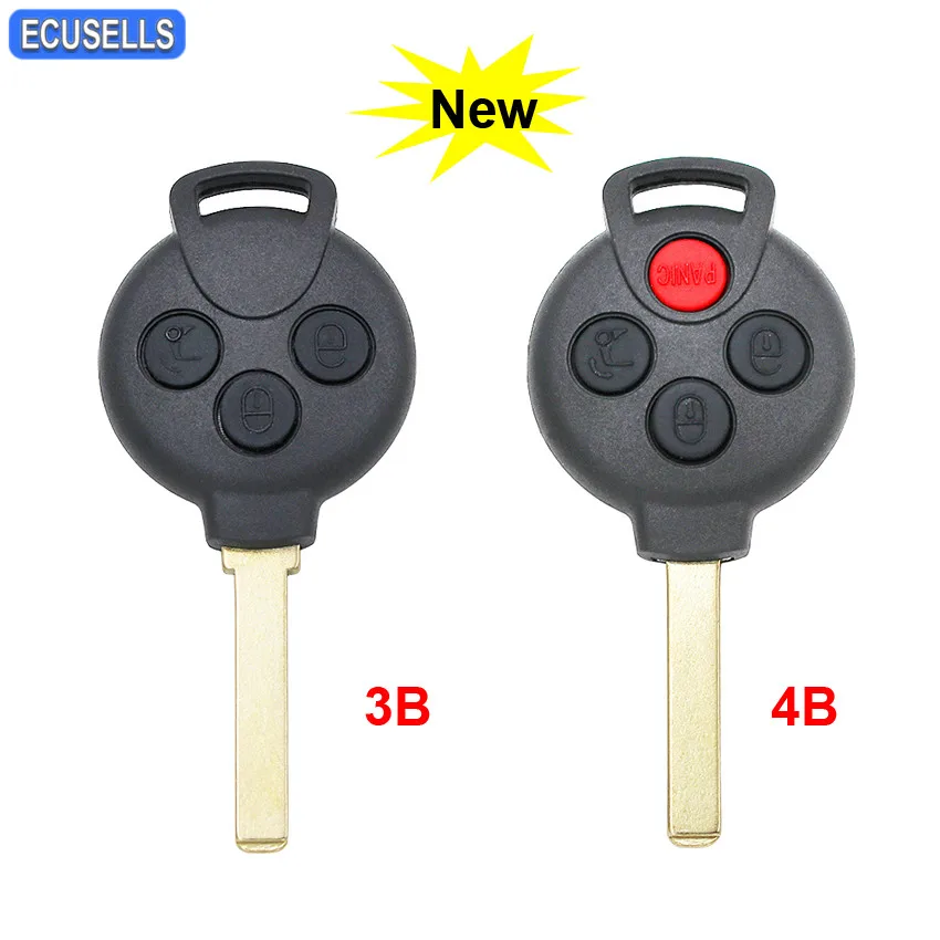 Чехол для ключа с дистанционным управлением 3 или 4 кнопками чехол смарт-ключа